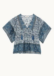 M.A.B.E. Esti Print Short Sleeve Top
