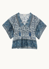 M.A.B.E. Esti Print Short Sleeve Top