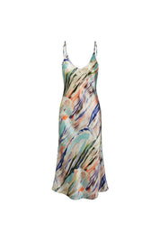 Catherine Gee Emma Slip Dress in Abstract Orchid