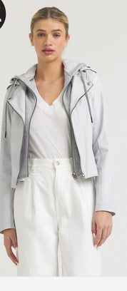 Jakett Molly Burnished Hooded Moto