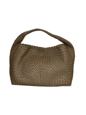 Italian Leather Large Handwoven Bag