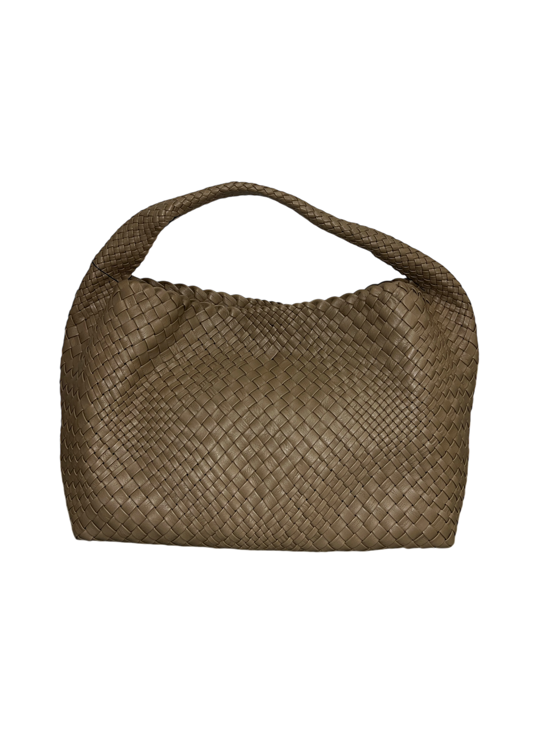 Italian Leather Large Handwoven Bag