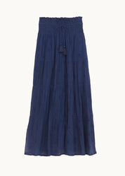 M.A.B.E. Frani Embroidered Maxi Skirt