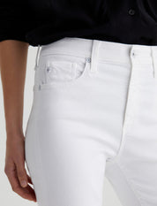 AG Farrah Bootcut Cropped Jean in Gallery White