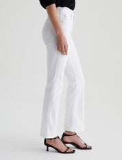 AG Farrah Bootcut Cropped Jean in Gallery White