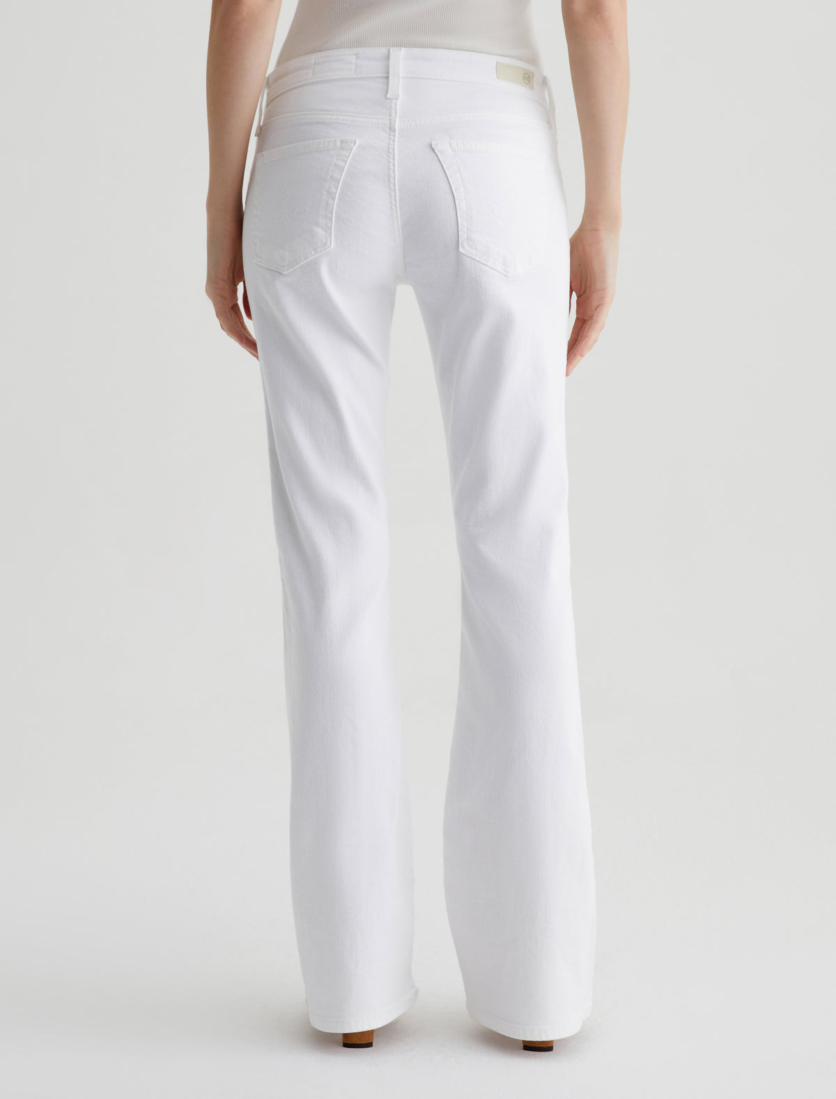 AG Angel Low Rise Bootcut Jean in Gallery White