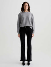 AG Angel Low Rise Bootcut Jean in Super Black