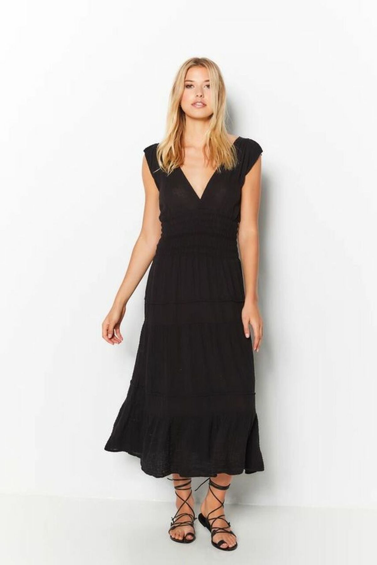 Felicite Smocked Gauze Dress