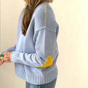 Kerri Rosenthal Frenchy V-Neck Sweater