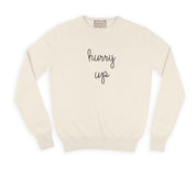 Lingua Franca Hurry Up/Wait Crewneck