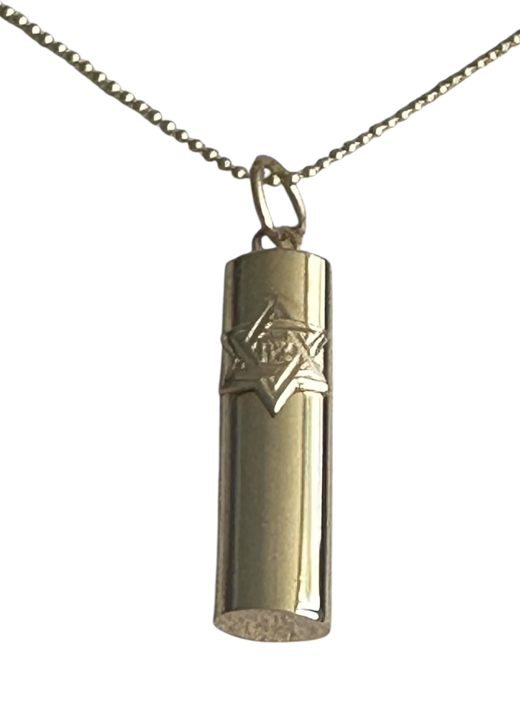 14KT Gold Vintage Mezuzah Charm Charm only