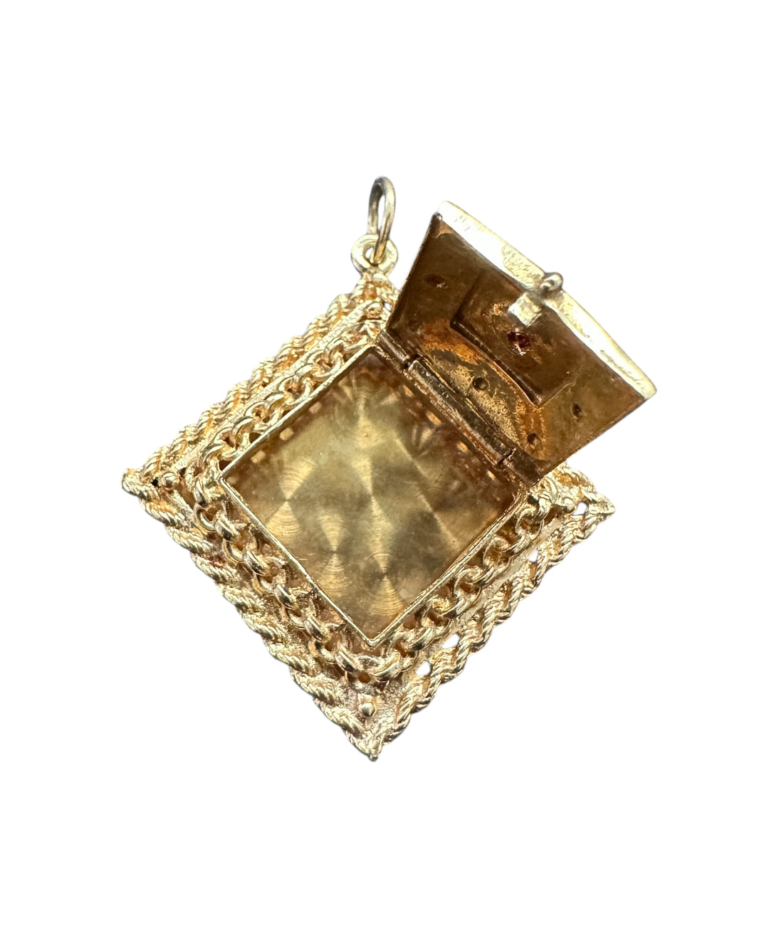 14KT Gold Vintage Locket Charm