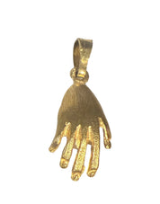Vintage 14KT Gold Blessing Hand Mano Charm