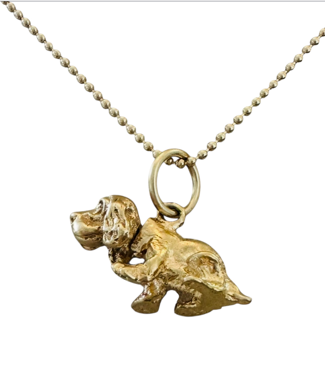 14KT Gold Vintage Cocker Spaniel Charm