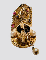 Vintage 14KT Gold Articulating Wishing Well Charm
