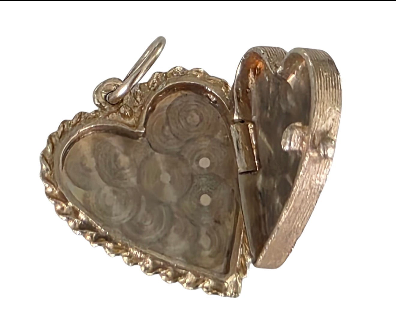 Vintage 14KT Gold Heart Locket Charm