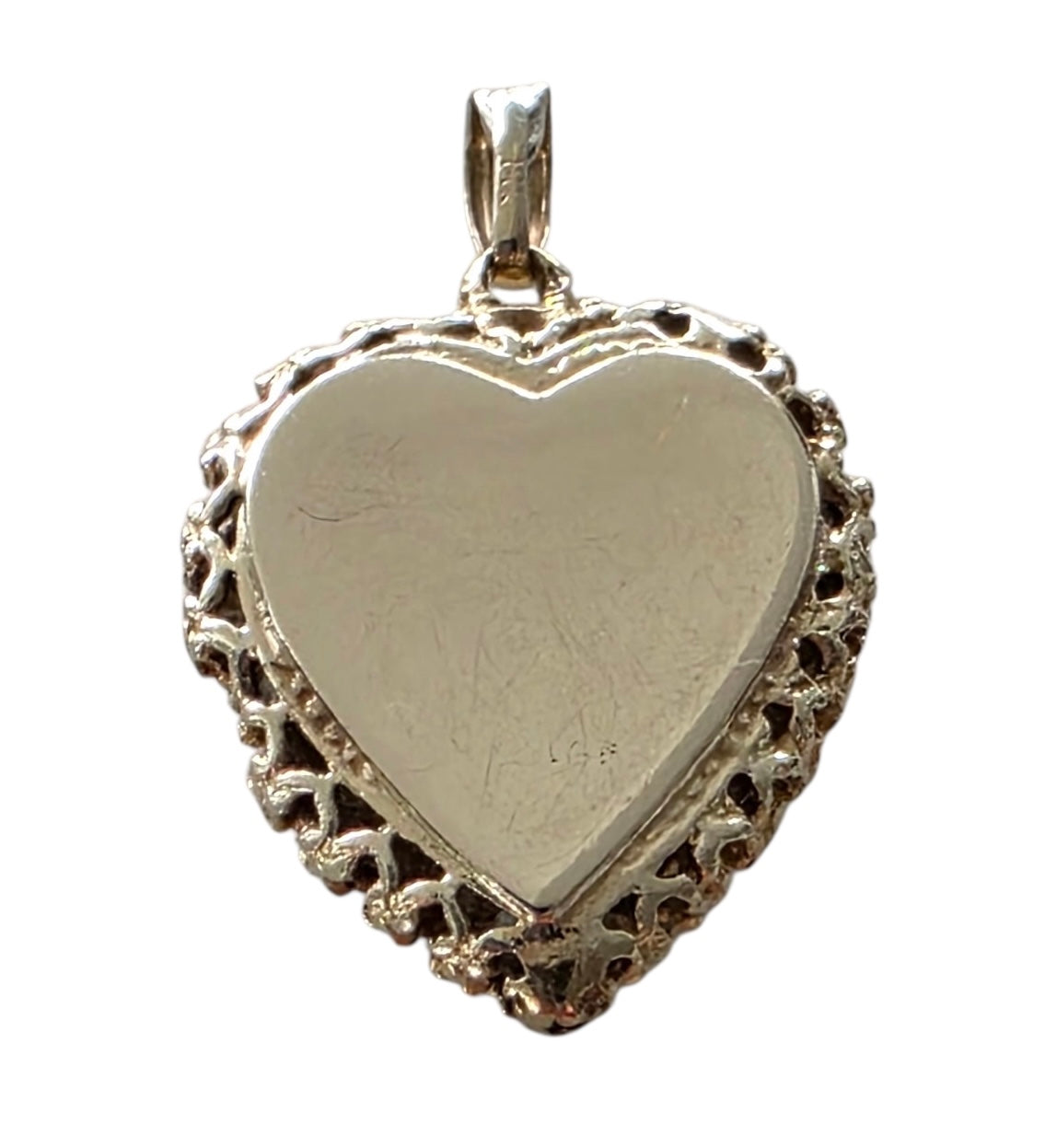 Vintage 14KT Gold Heart Locket Charm
