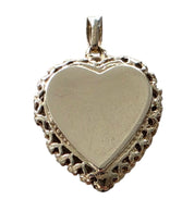 Vintage 14KT Gold Heart Locket Charm