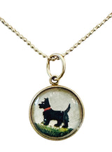 14KT Gold Vintage Scottie Dog Charm