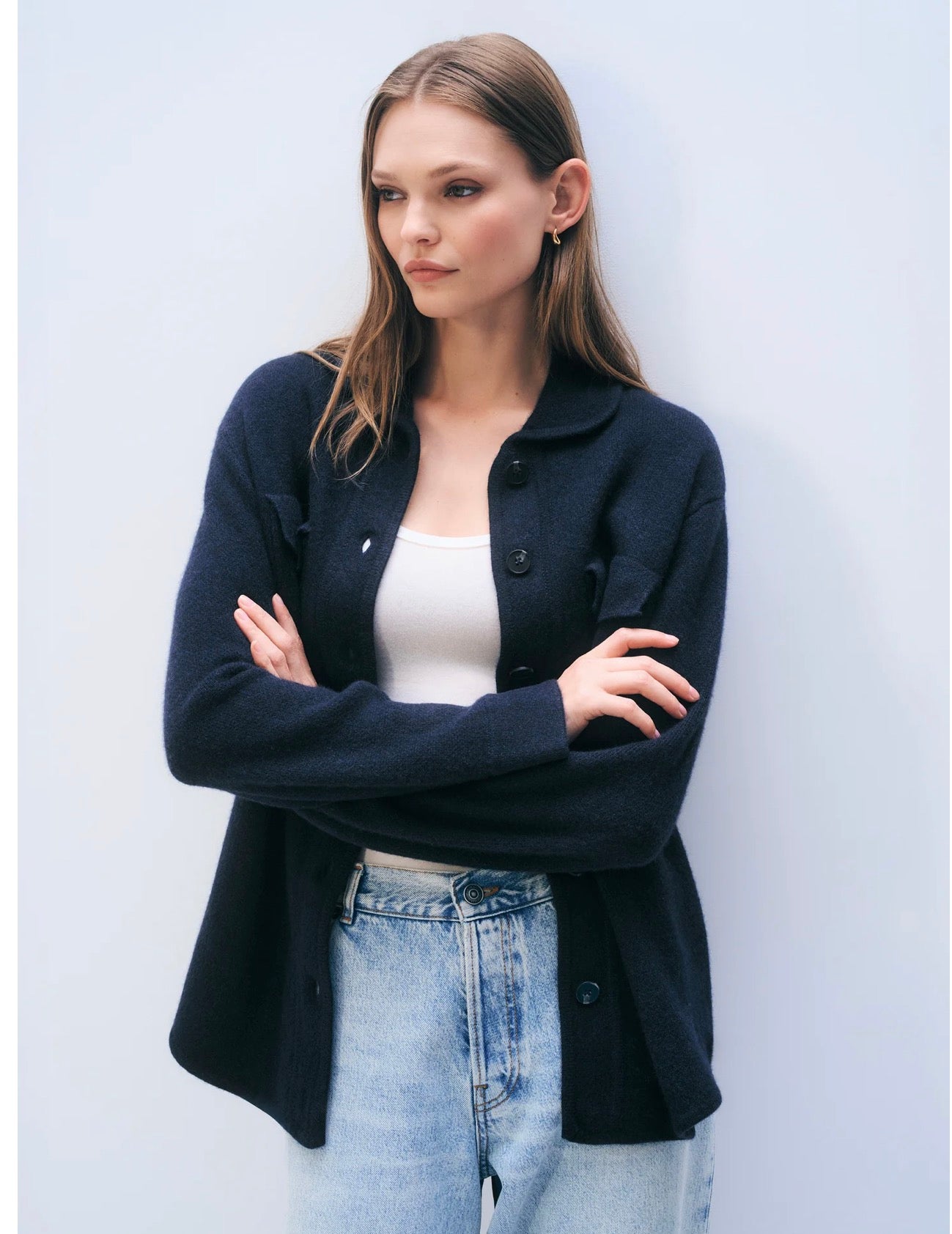 White + Warren Luxe Shacket