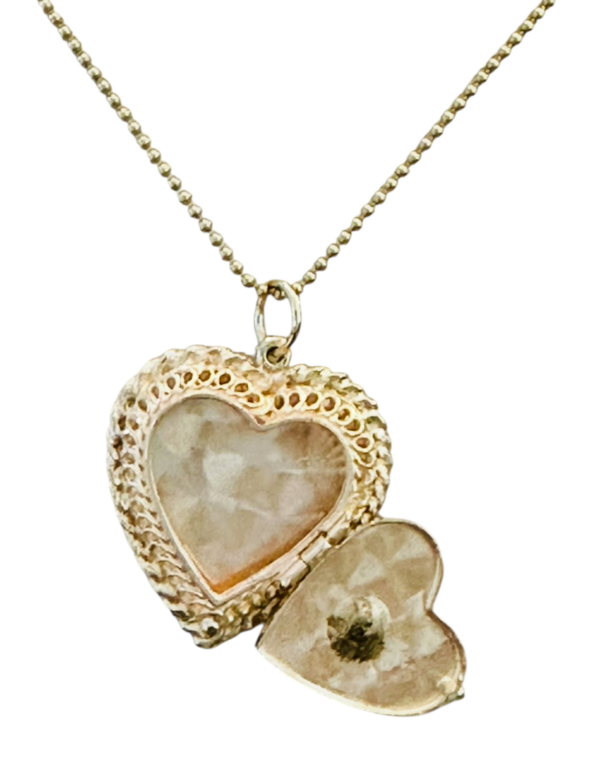 14KT Gold Vintage Heart Locket