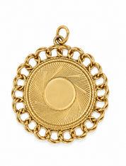Vintage 14KT Gold Double-Sided Four-Leaf Clover Charm