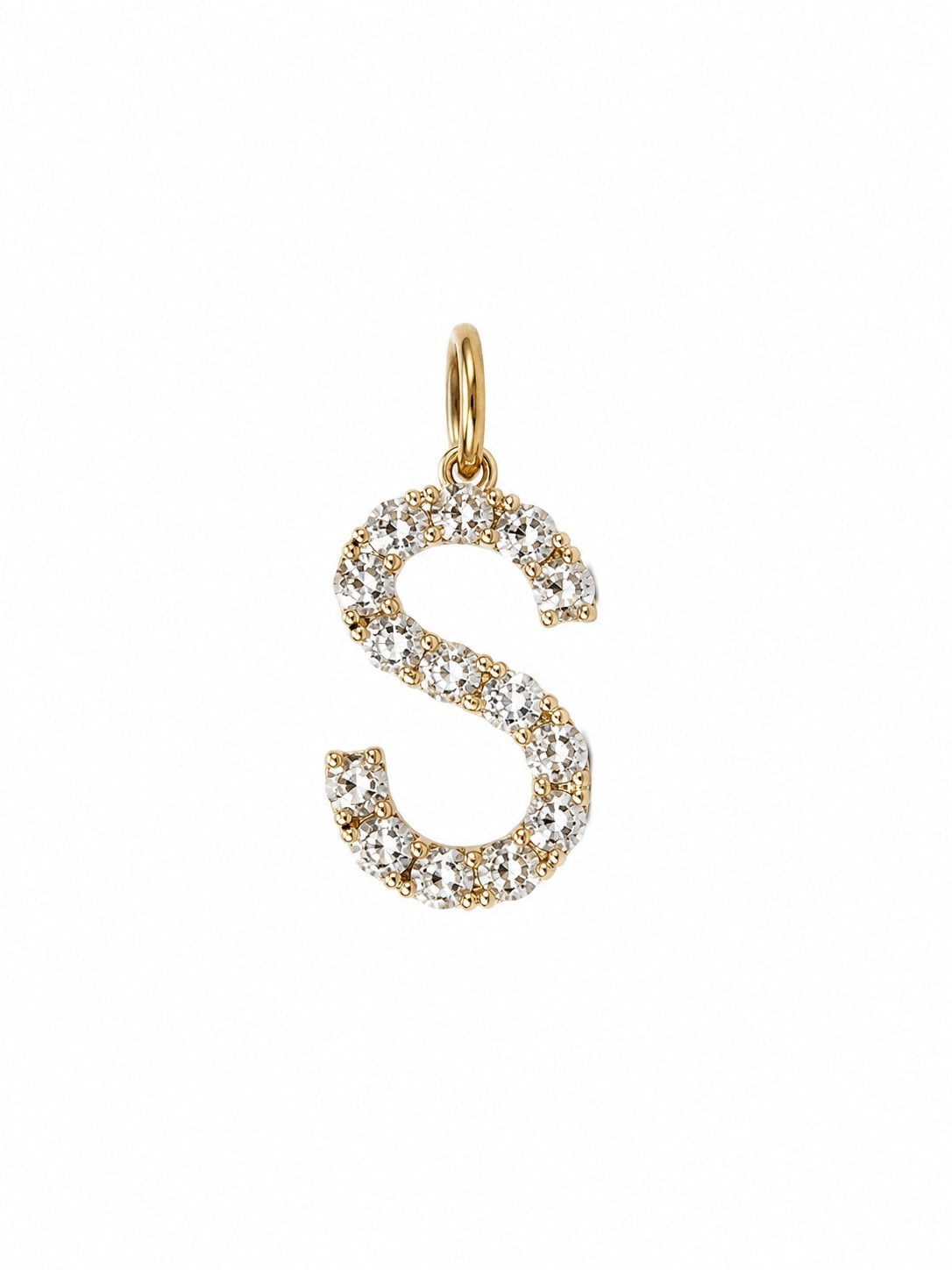 S.Row Designs Diamond Initial S Charm