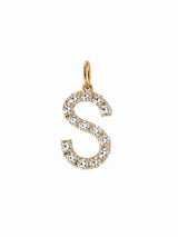 S.Row Designs Diamond Initial S Charm