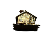 Vintage 14KT Gold Cabin House Charm