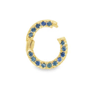 S.Row Designs 14KT Gold Sapphire Lock