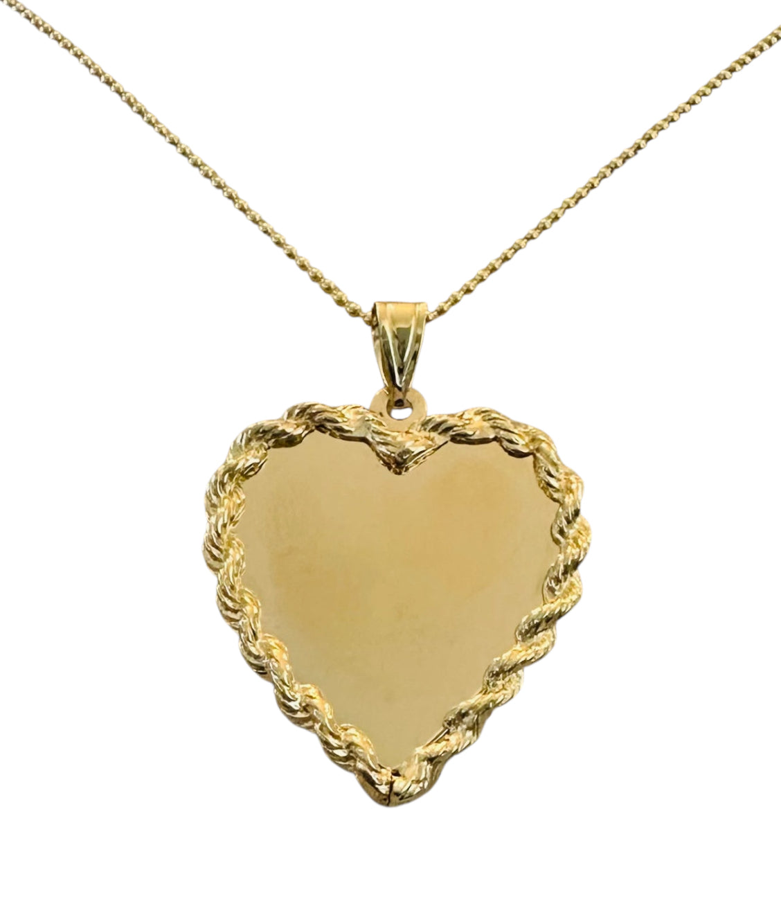 14KT Gold Vintage Heart Charm
