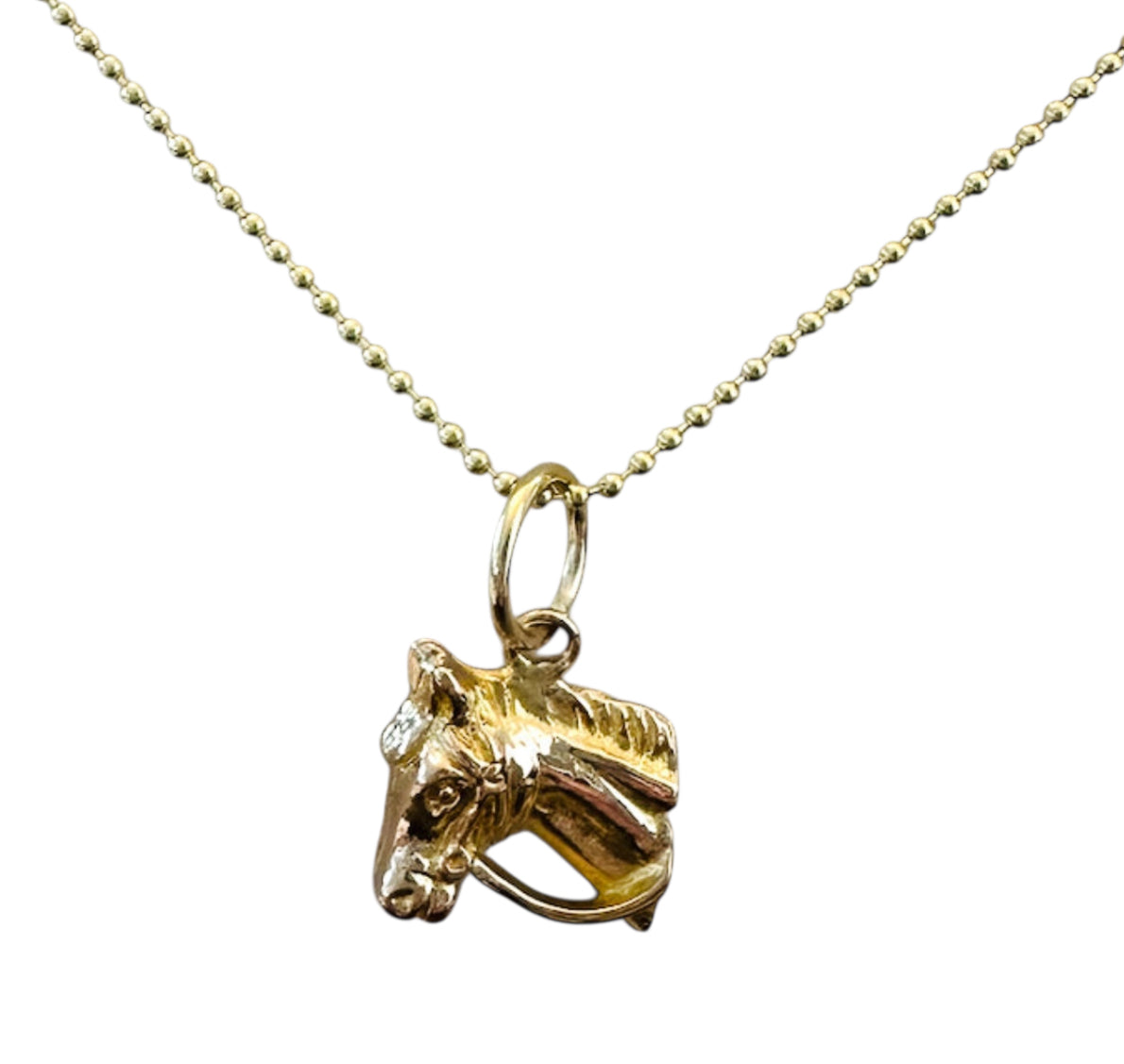 14KT Gold Vintage Horse Charm