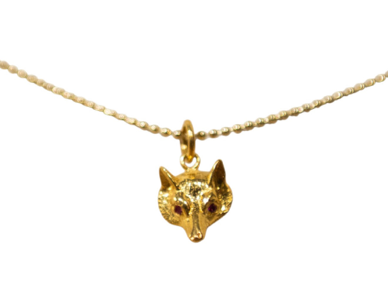14KT Gold Vintage Fox Charm