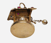 Vintage 14KT Gold Articulating Wishing Well Charm