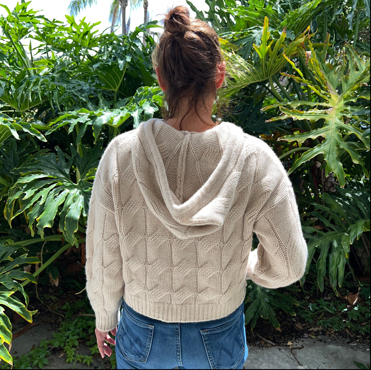 Fab Finds By Sarah Cashmere Cable Hoodie