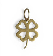 Vintage 14KT Open Clover Charm