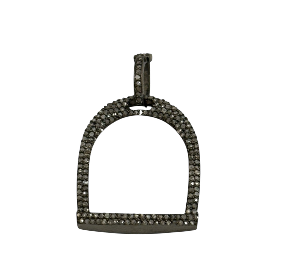 S.Row Designs Diamond Stirrup Charm