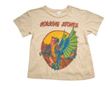 MadeWorn Rolling Stones Crop Tee in Sun Bleach