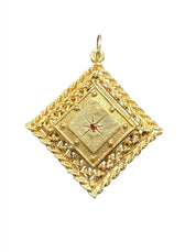 14KT Gold Vintage Locket Charm