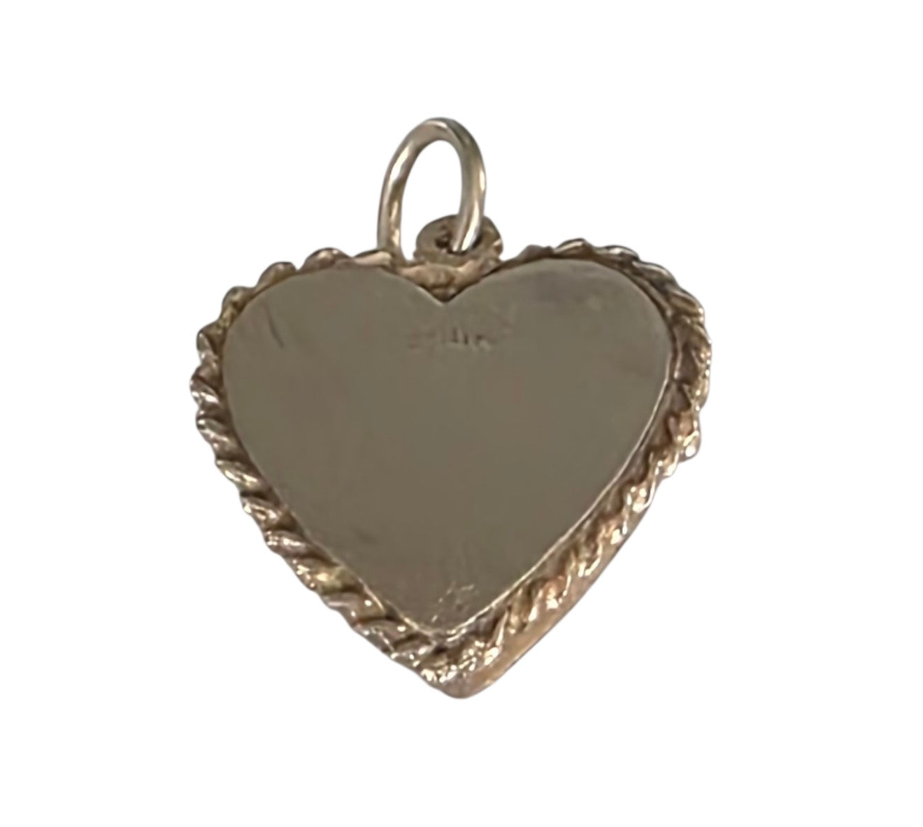 Vintage 14KT Gold Heart Locket Charm