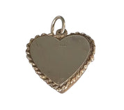 Vintage 14KT Gold Heart Locket Charm