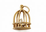 14KT Gold Birdcage Charm