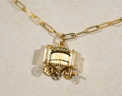 Vintage Circus Train Car Charm