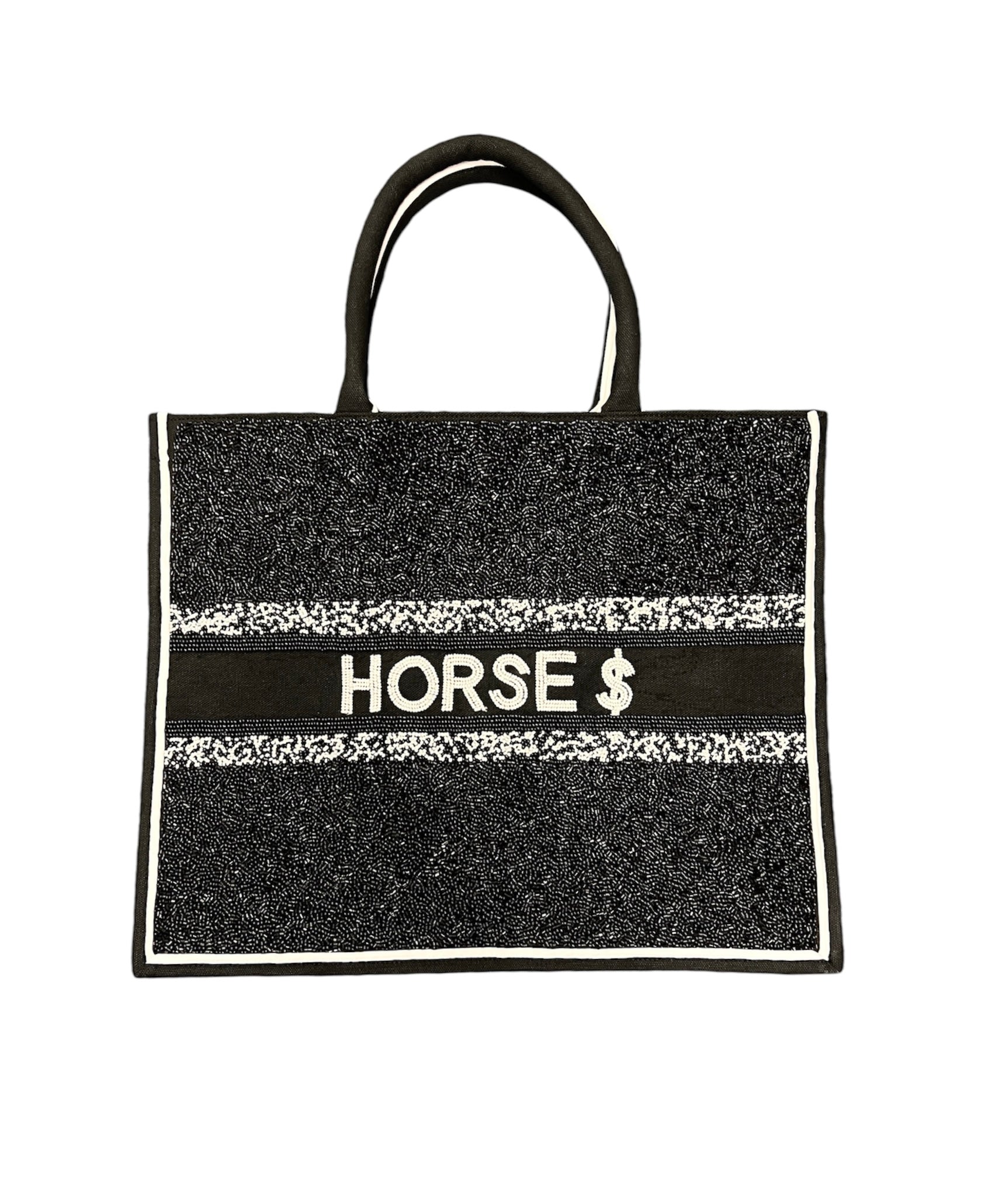 Beaded Horse $ Large Tote