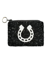 Hand Beaded Coin Purse - Horseshoe