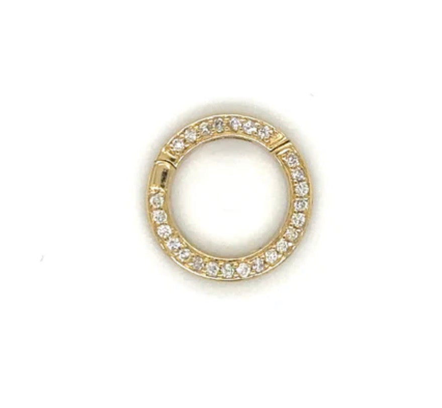 S.Row Designs 14KT Gold & Diamond Lock