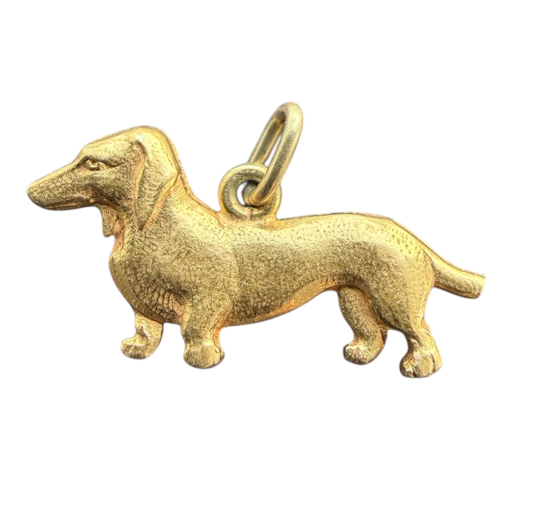 Vintage 14KT Gold Dachshund Charm