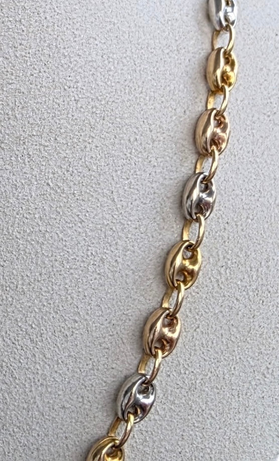 Vintage Gold 18” Mariner Link Chain