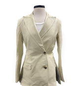 Ahirain Leather Blazer