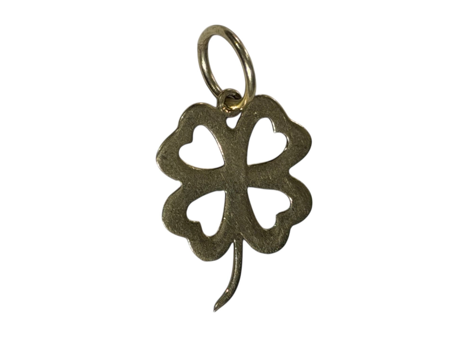 Vintage 14KT Open Clover Charm